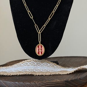Stainless steel goudkleurige verstelbare ketting met Italiaanse bedel
