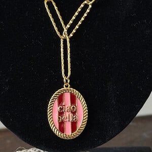Stainless steel goudkleurige verstelbare ketting met Italiaanse bedel