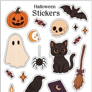 Halloween stickervel