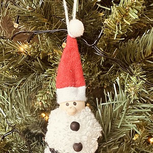 Handgemaakte kersthanger originele kerstman – kerstdecoratie