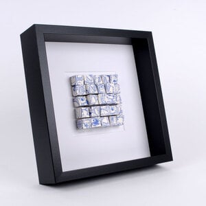 Kunstobject - Van Porselein tot Papier - papier - blauw