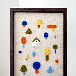 Kunstwerk van wol - It takes a village