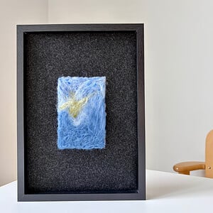 Northern light - wanddecoratie van wol