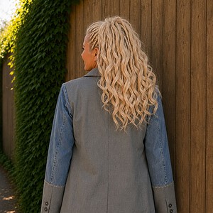 One of a Kind Upcycled Blazer met Denim Patchwork – Handmade Atelier
