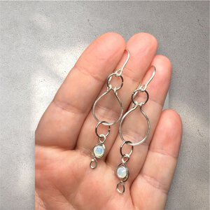 Opal Dewdrop Oorbellen