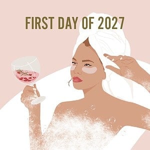 Postkaart First Day of 2027