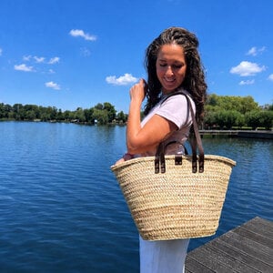 Rieten strandtas medium