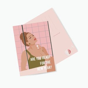 Set van 6 Postkaarten Kerst / Nieuwjaar