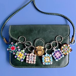 Sleutelhanger 'Granny square'