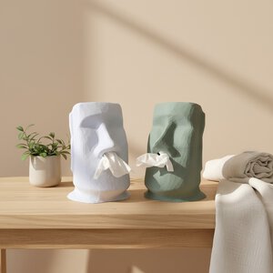 Tissuehouder - Moai Beeld