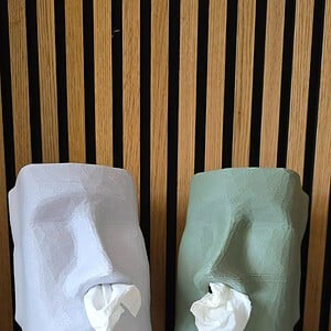 Tissuehouder - Moai Beeld