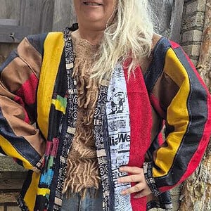 Upcycled Patchwork Jacket “Nomad Soul” – One of a Kind Boho Jacket