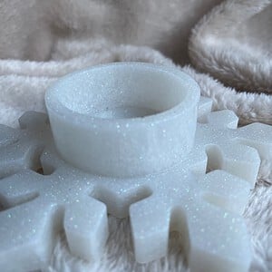 Waxinelichthouder Sneeuwvlok