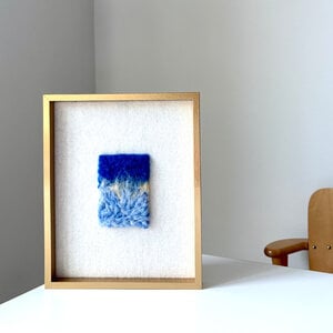 Zeebries - wanddecoratie van wol