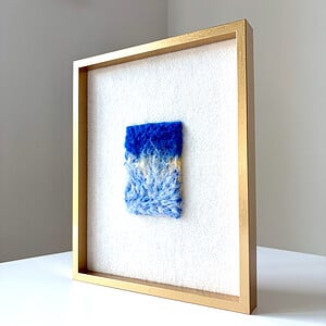 Zeebries - wanddecoratie van wol