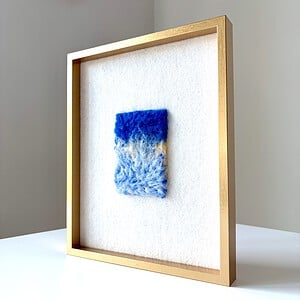 Zeebries - wanddecoratie van wol