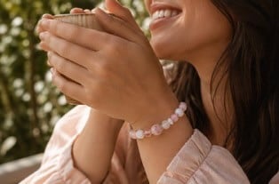 Blush Romance handgemaakte armband - 148231 Blush Romance handgemaakte armband