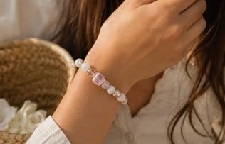 Blush Romance handgemaakte armband - 148230 Blush Romance handgemaakte armband