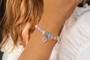 Sweet Pastel handgemaakte armband - 148226 Sweet Pastel handgemaakte armband