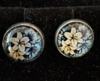 Mooie resin oorbellen