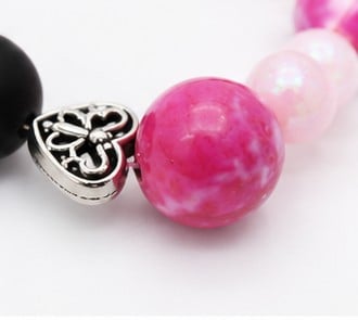 Black Cherry Armband handgemaakt