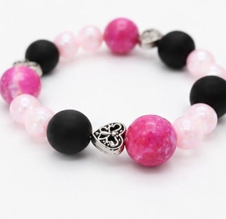Black Cherry Armband handgemaakt