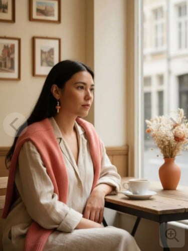 Koraal en pareloorbellen