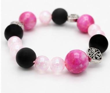 Black Cherry Armband handgemaakt