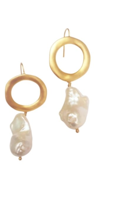 Unieke barokke pareloorbellen