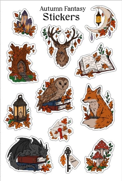 Autumn Fantasy stickervel - 153824 Autumn Fantasy stickervel