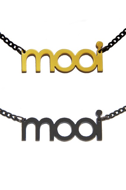 Mooi! ketting (zwart)