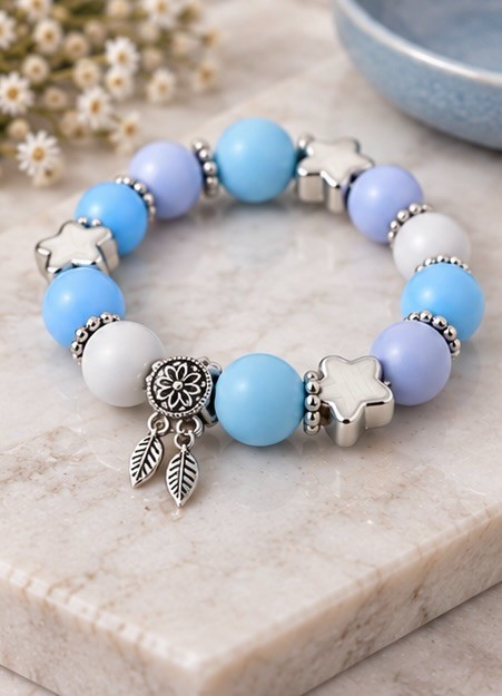 Blue Star armband handgemaakt - 149353 Blue Star armband handgemaakt