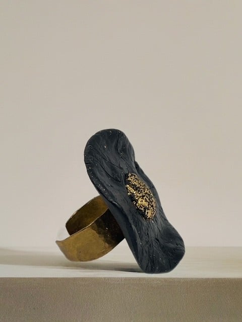 Unieke ring - Anneau BelleDor - verstelbare polymeerklei ring