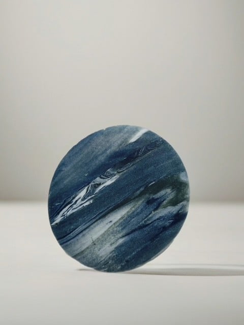 Marbre Azur - 103923 Unieke ring - Marbre Azur- verstelbare polymeerklei ring