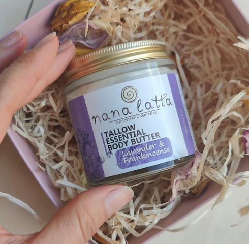 Tallow Essential Body Butter -  Lavender &  Frankincense 100 ml