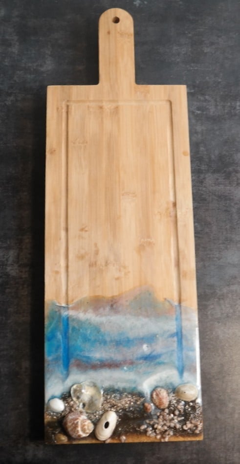 Epoxy borrelplank