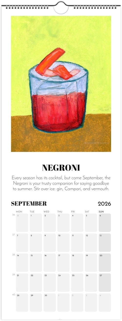 Cocktail Kalendar 2026 - 109067 Cocktail Kalender 2026