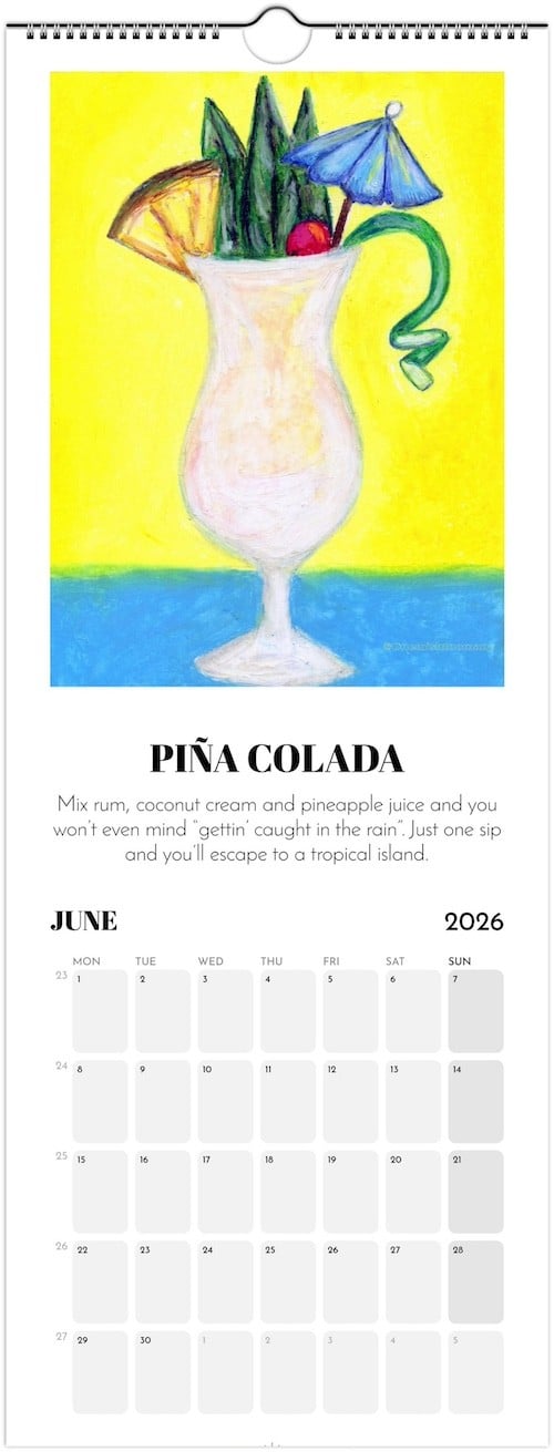 Cocktail Kalendar 2026 - 109071 Cocktail Kalender 2026