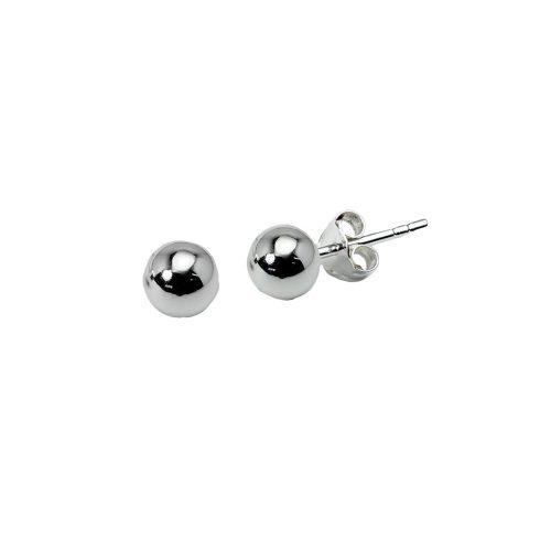 Silver Classic Stud Earring 7mm