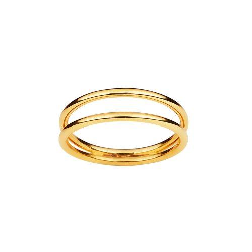 Gold Plated Open Ring