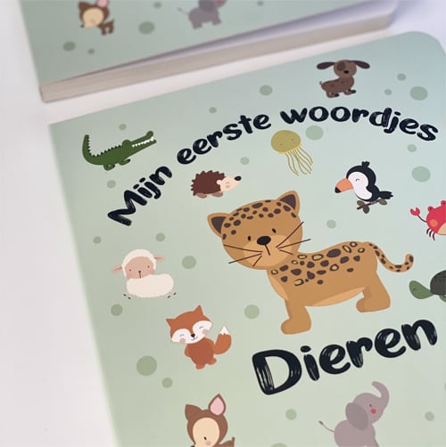 Mijn Eerste Woordjes DIEREN boek - Peuter aanwijsboekje met dieren