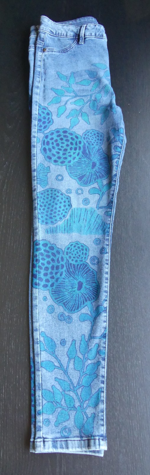 Customized Jeans "Flower power" - 146363 Customized Jeans "Flower power"