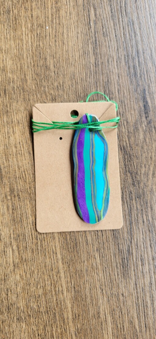 JuWen 2 Oorbellen Uniek handwerk in polymeerklei , een sieraad voor jou of als cadeau