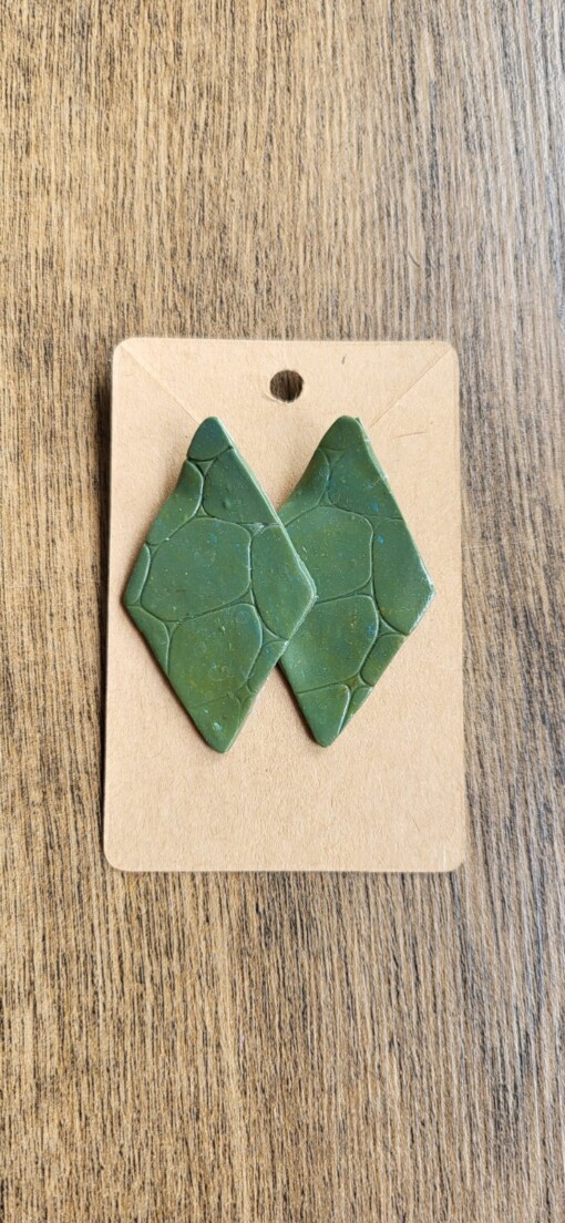 JuWen 2 Oorbellen Uniek handwerk in polymeerklei , een sieraad voor jou of als cadeau