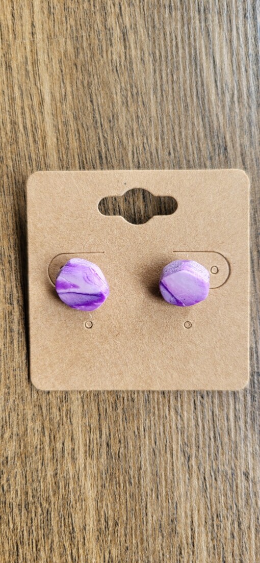 JuWen 2 Oorbellen Uniek handwerk in polymeerklei , een sieraad voor jou of als cadeau
