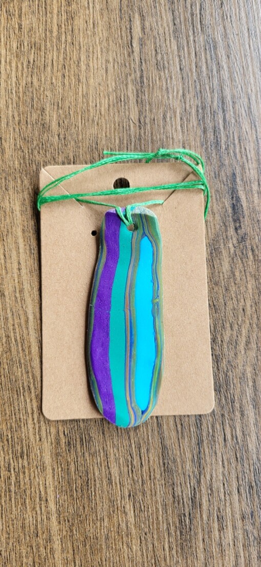 JuWen 2 Oorbellen Uniek handwerk in polymeerklei , een sieraad voor jou of als cadeau