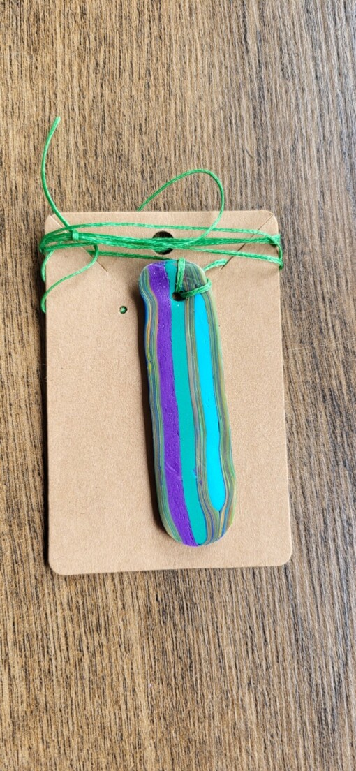 JuWen 2 Oorbellen Uniek handwerk in polymeerklei , een sieraad voor jou of als cadeau