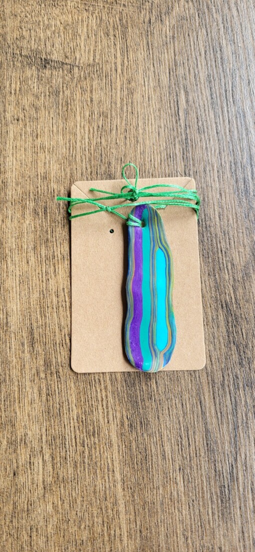 JuWen 2 Oorbellen Uniek handwerk in polymeerklei , een sieraad voor jou of als cadeau