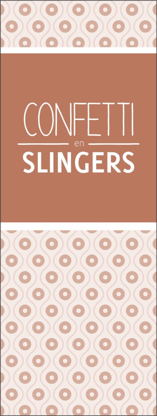 Boekenlegger 'Confetti en Slingers'