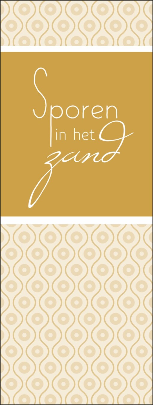 Boekenlegger 'Sporen in het zand'